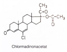 Hormontherapie: Chlormadinonacetat Infografik